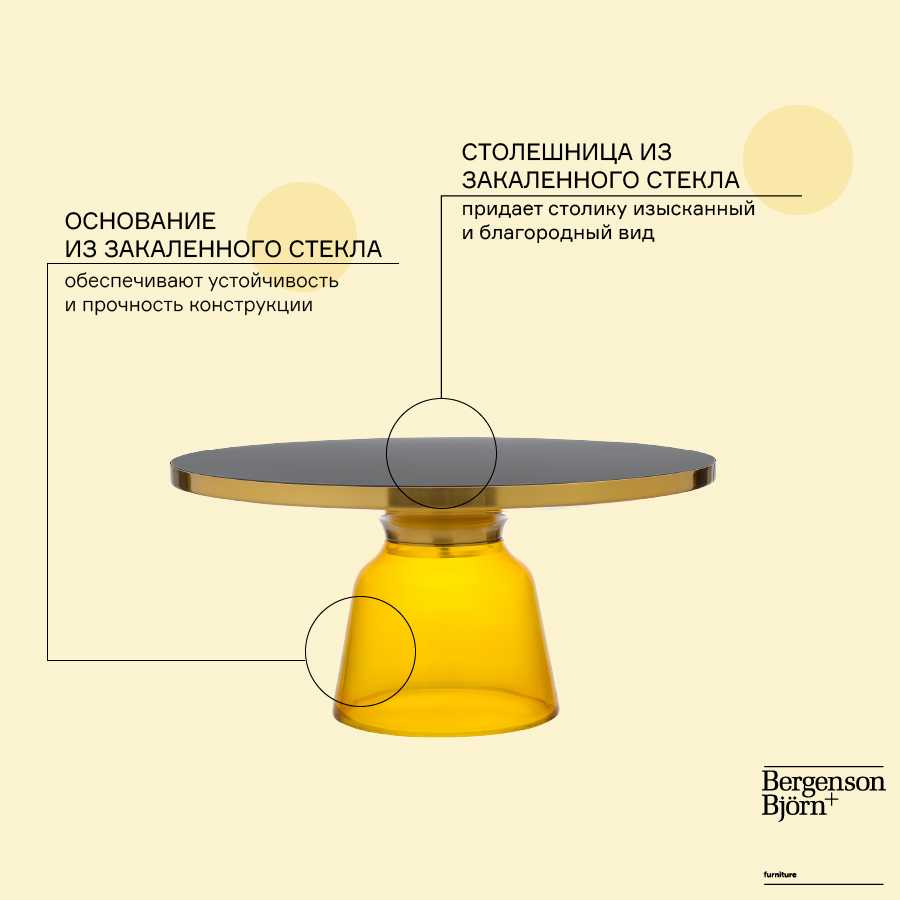 Кофейный стол Bergenson Bjorn Odd MZTBL_CGLSYEL_75 1
