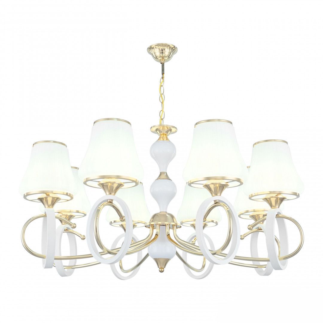 Подвесная люстра Arte Milano Florentia-2387 302387/8 Wh/Gd 2