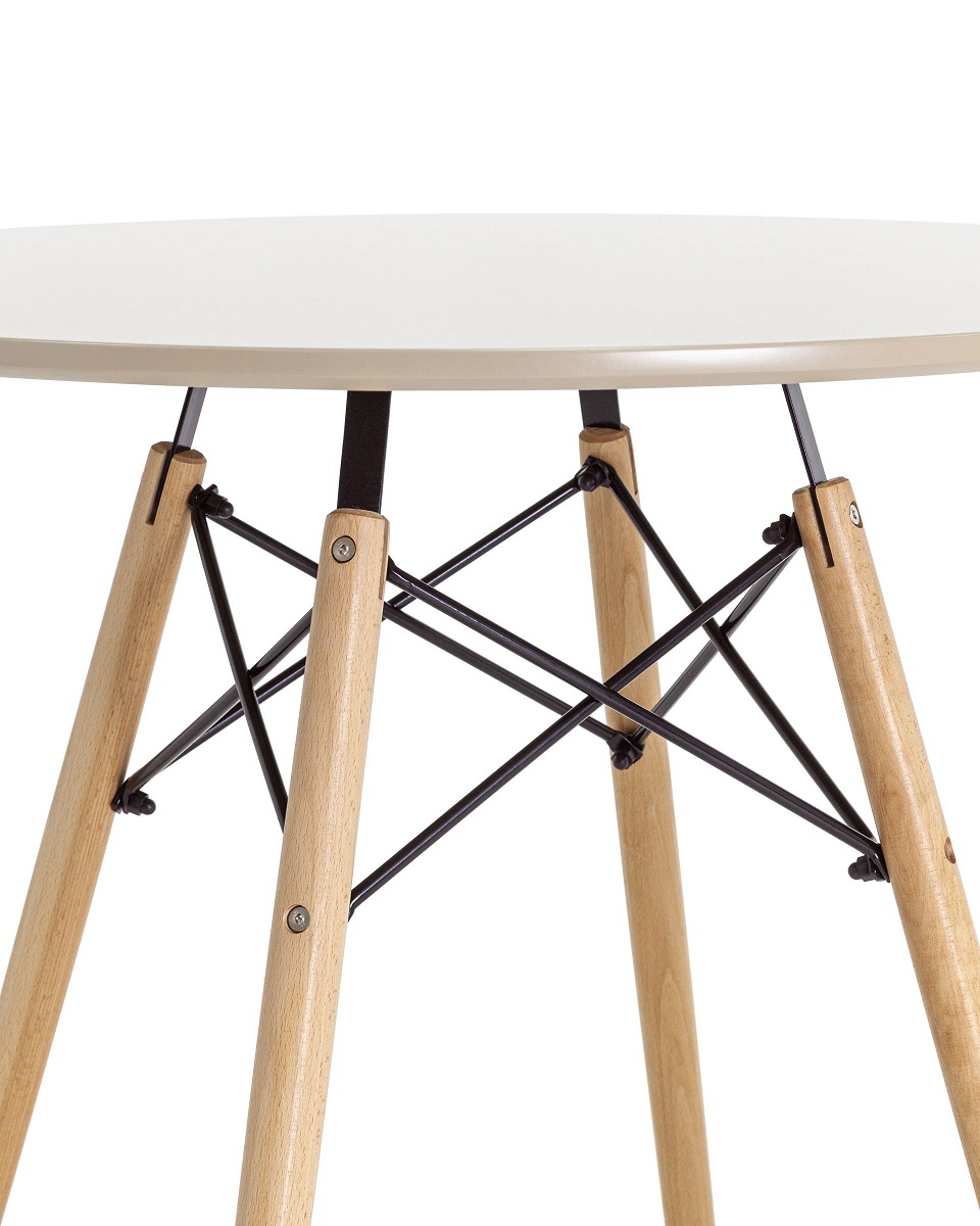 Кухонный стол Stool Group DSW D80 бежевый УТ000004231 4