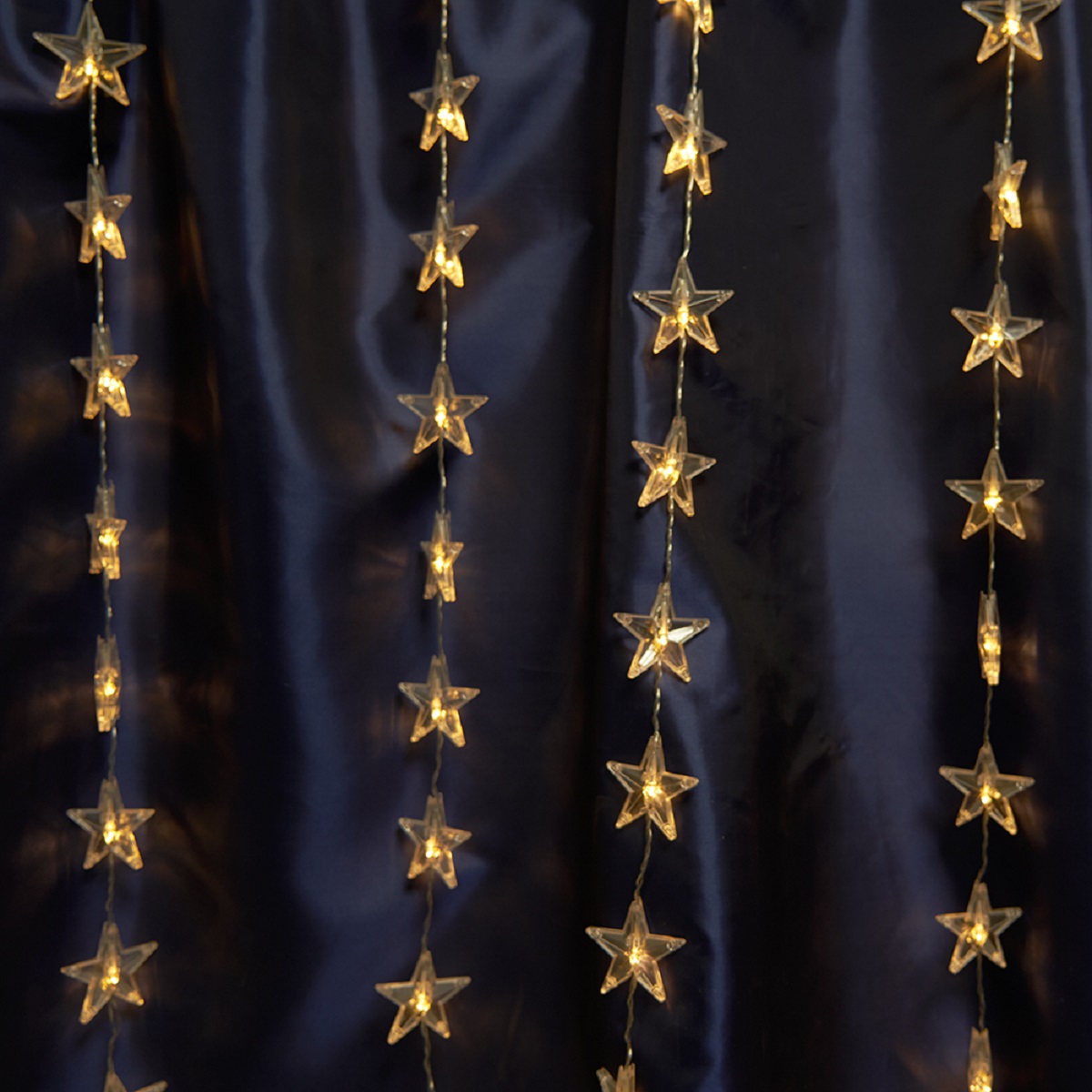 Светодиодная гирлянда Feron Занавес Звездочки 230V 2700K теплый белый 8 режимов CL25 48607 1