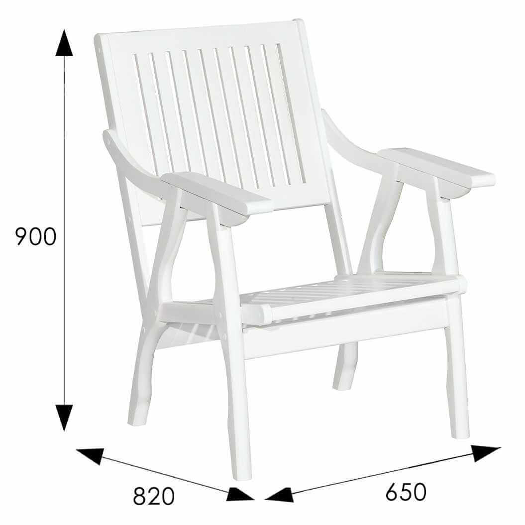 Кресло Мебелик Массив решетка 007763 2