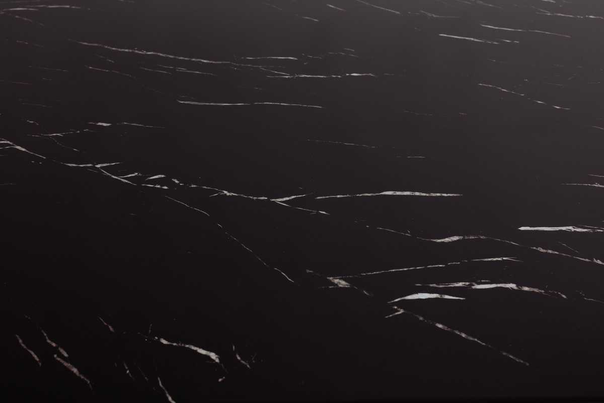 Кухонный стол AksHome Miller черный мрамор, закаленное стекло 79590 2