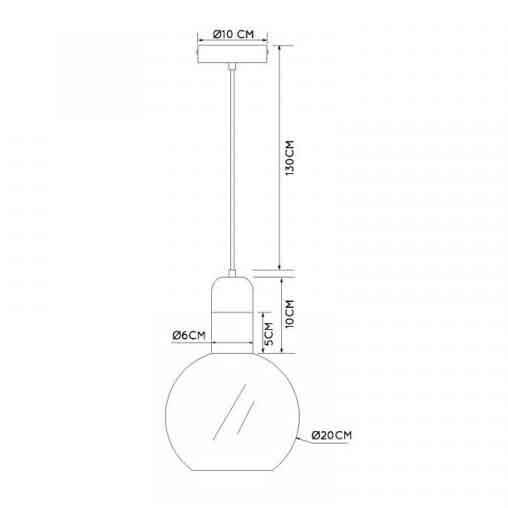 Подвесной светильник Lucide Julius 34438/20/65 изображение 2 Подвесной светильник Lucide Julius 34438/20/65 Фото № 2