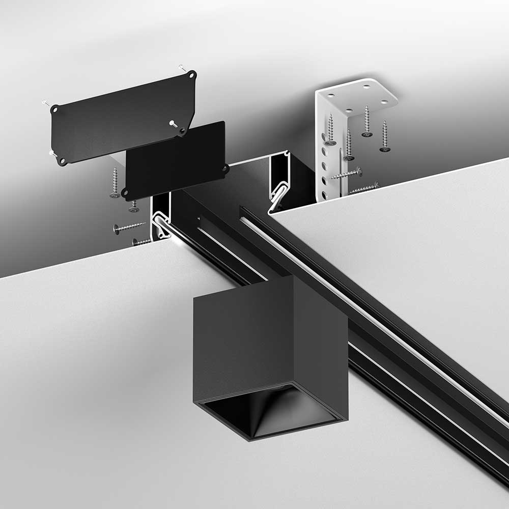 Профиль ниши скрытого монтажа в натяжной потолок Maytoni Technical ALM-9940-SC-B-2M 5