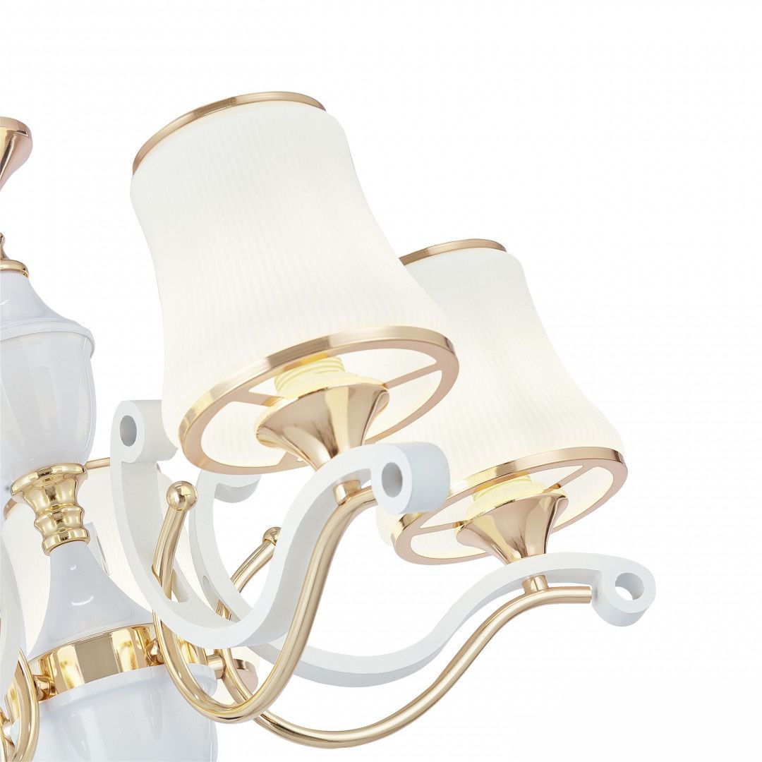 Подвесная люстра Arte Milano Florentia-3987 303987/8 Wh/Gd 3