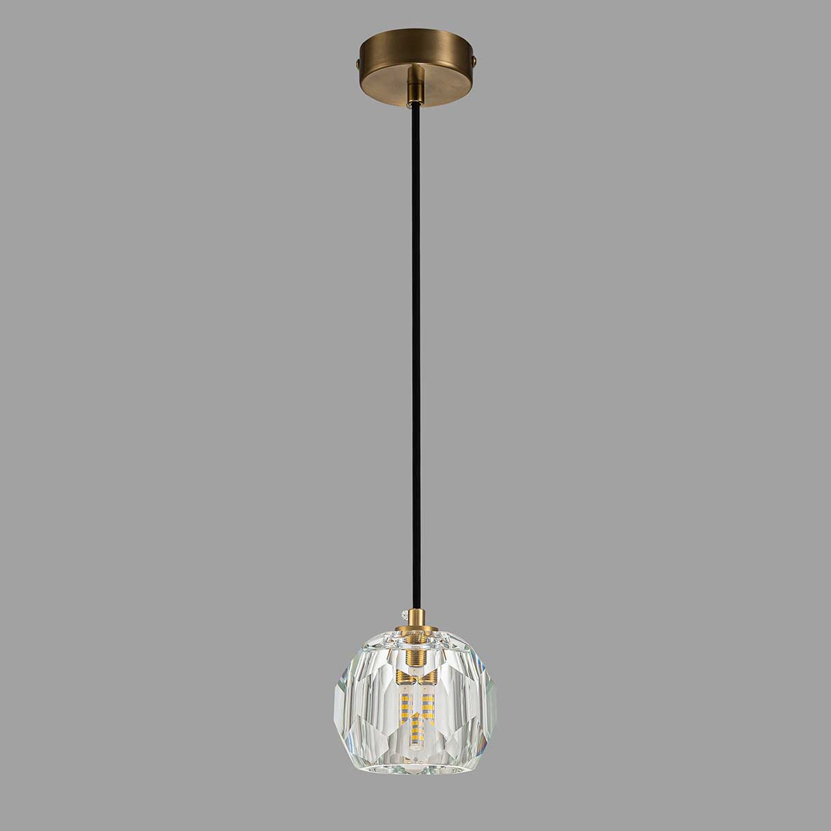 Подвесной светильник Belfast Clifton D3315-1 GL CL 4