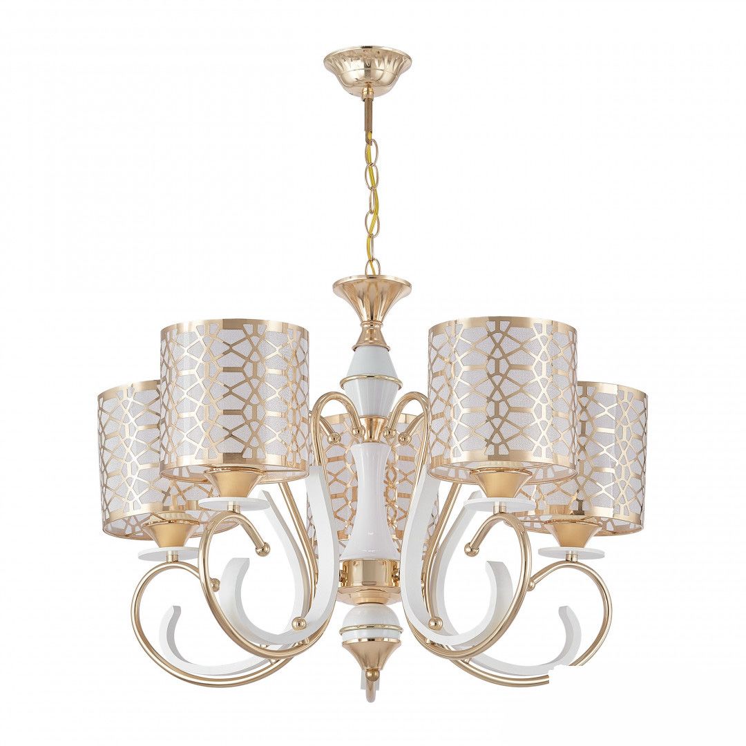 Подвесная люстра Arte Milano Florentia-1237 301237/5 Wh/Gd