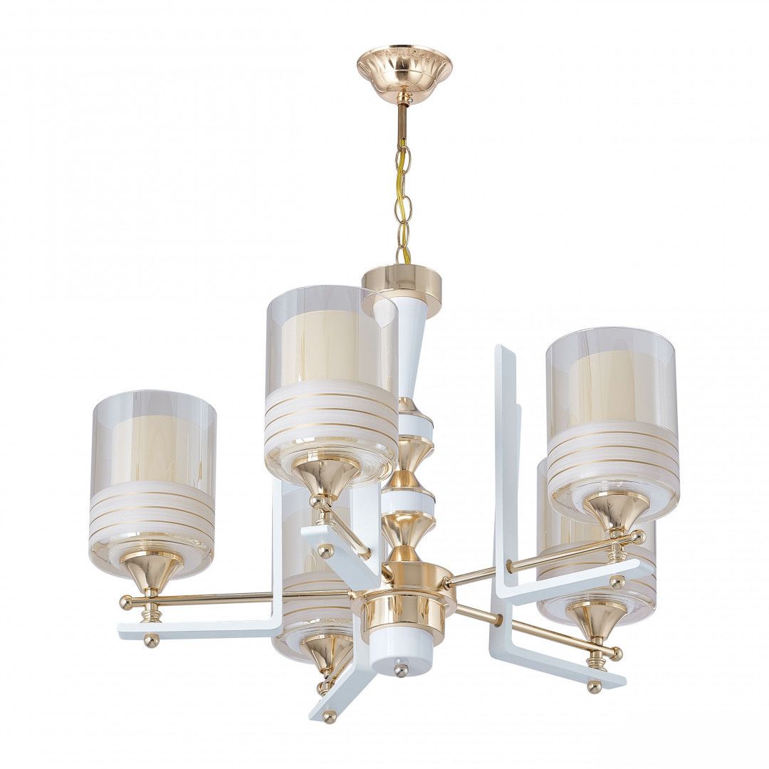 Подвесная люстра Arte Milano Florentia-6087 306087/5 Wh/Gd 5