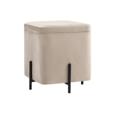 Пуф Stool Group Грейс велюр квадрат светло-серый vd-grays-kv-b25