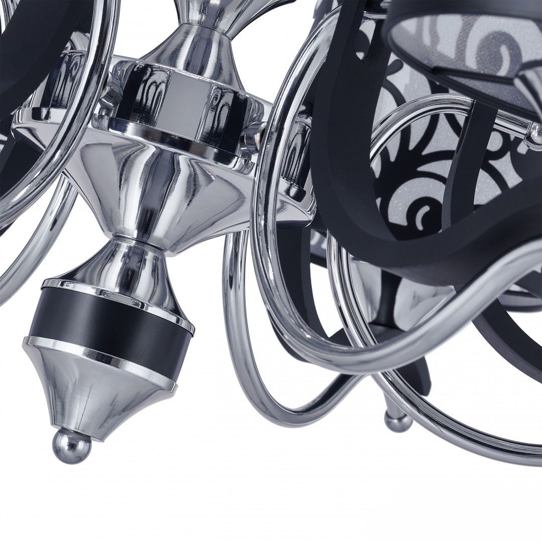 Подвесная люстра Arte Milano Florentia-4957 304957/6 Bk/Ni 1