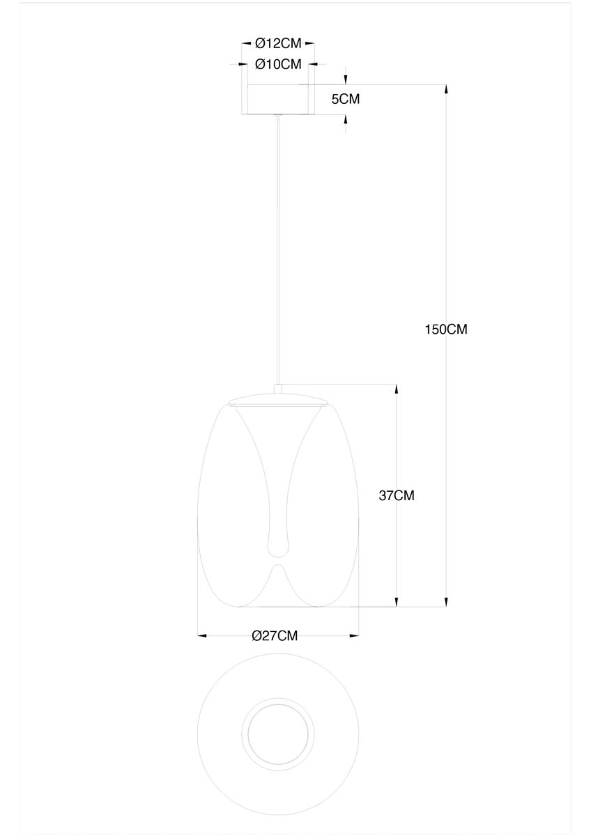 Подвесной светодиодный светильник Divinare Campo 5874/51 SP-15 1