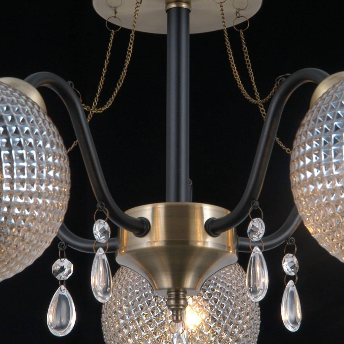 Потолочная люстра Illumico IL0432-5CSQ-29 AB BK 2