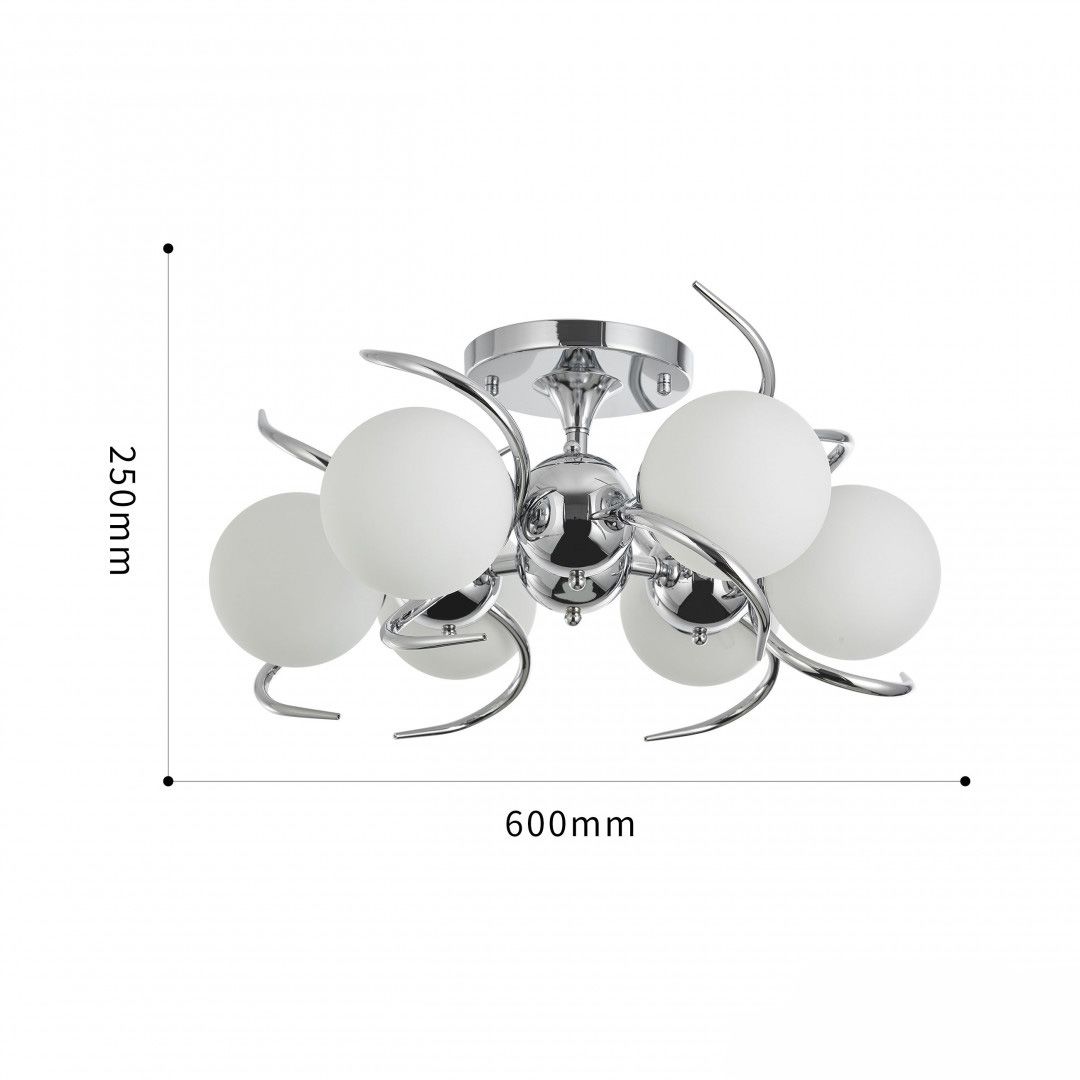 Потолочная люстра Arte Milano Neapolis71007 271007/6C Ni 1