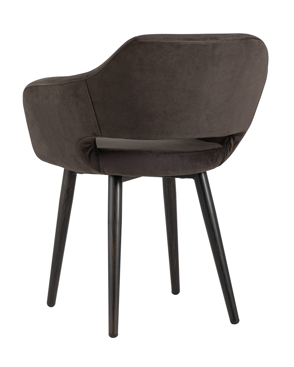 Кухонный стул с подлокотниками Stool Group Саймон велюр тёмно-коричневый fb-saimon-awd-vl-24 3