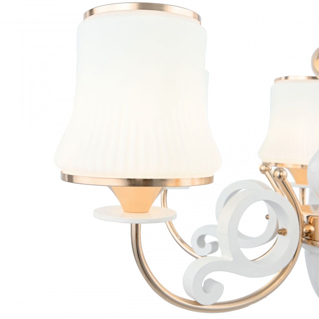Подвесная люстра Arte Milano Florentia-1097 301097/8 Wh/Gd 3