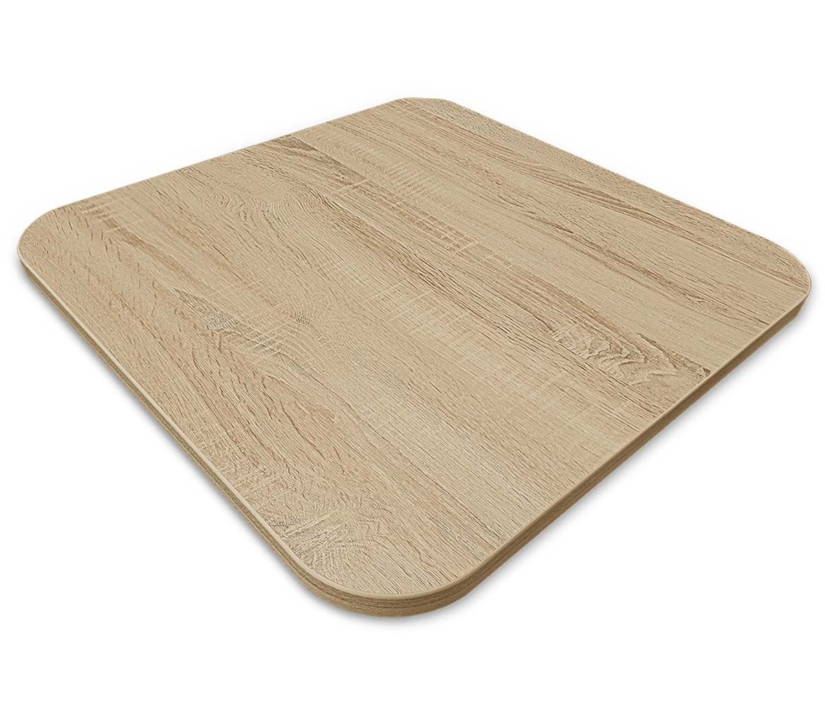 Кухонный стол Sheffilton SHT-TU14/60/60 ЛДСП белый муар/дуб сонома 3769213804 4