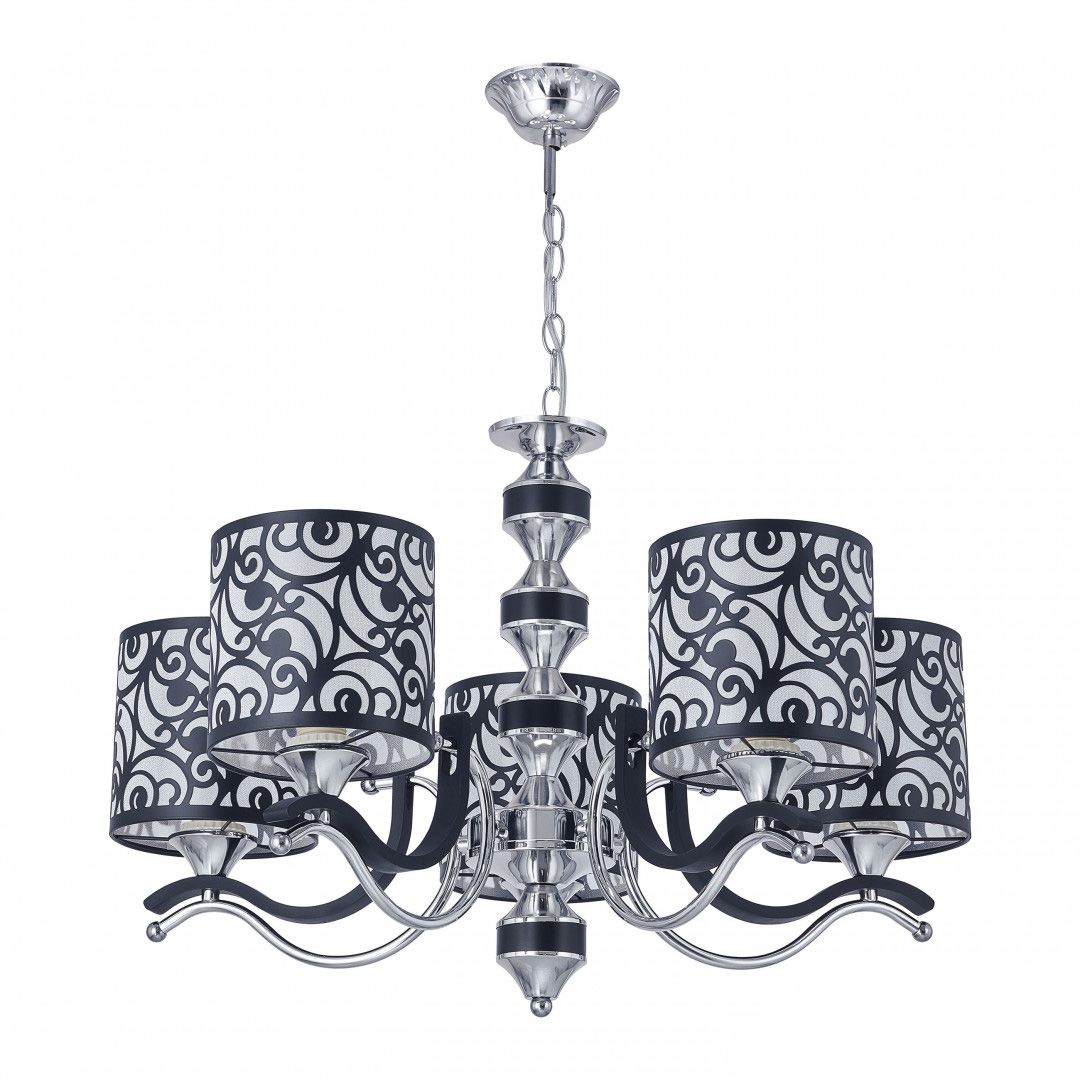 Подвесная люстра Arte Milano Florentia-4957 304957/5 Bk/Ni