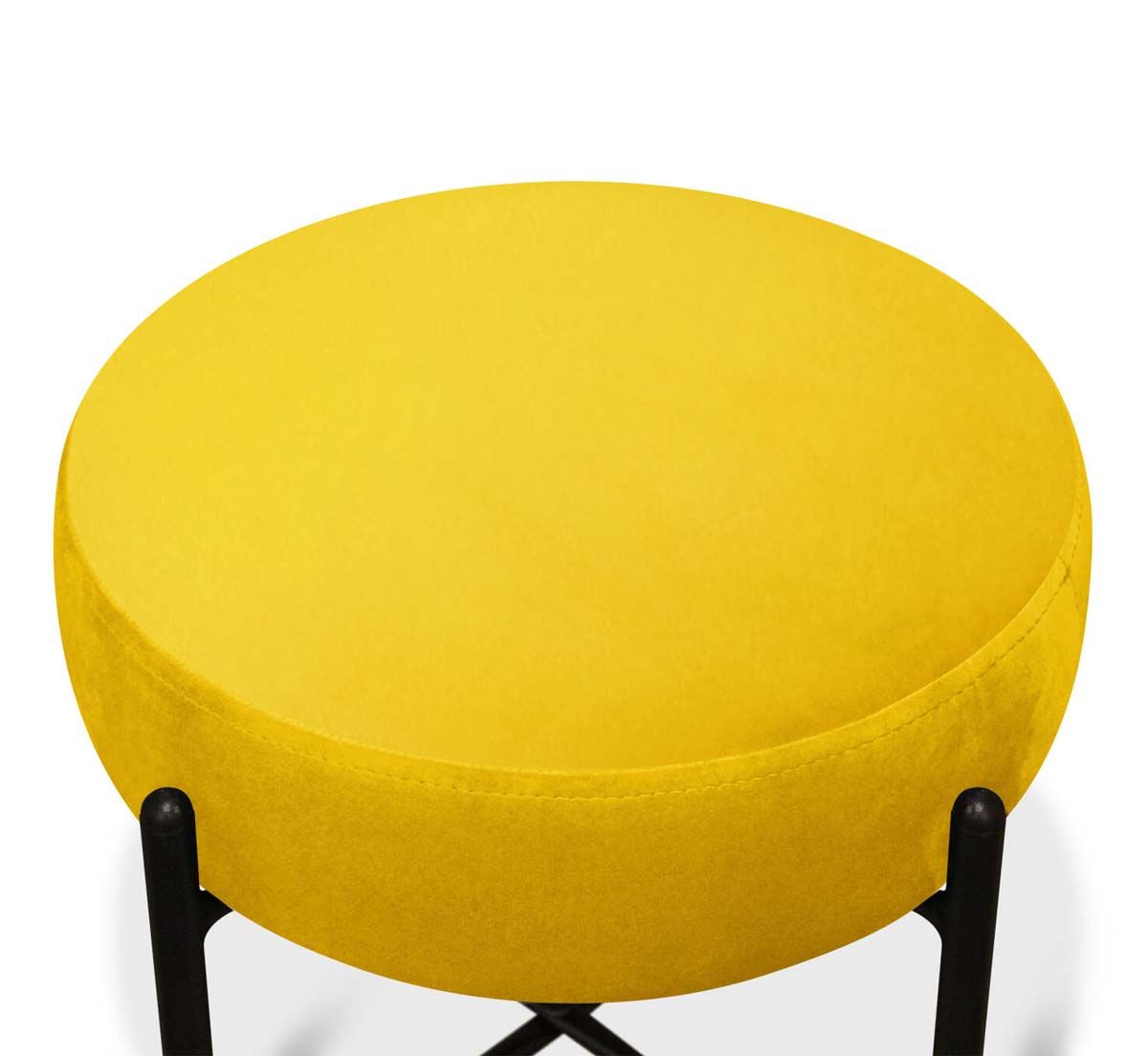 Пуф Sheffilton SHT-B4 желтый/черный муар 2347987702 4