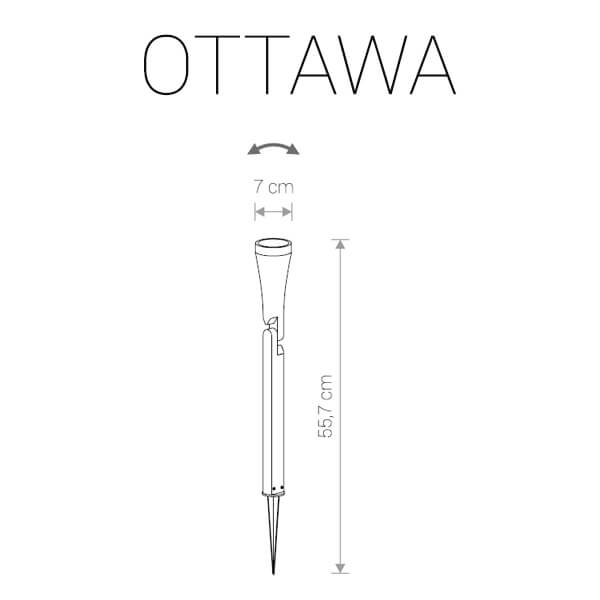 Ландшафтный светильник Nowodvorski Ottawa 9561 изображение 2 Ландшафтный светильник Nowodvorski Ottawa 9561 Фото № 2