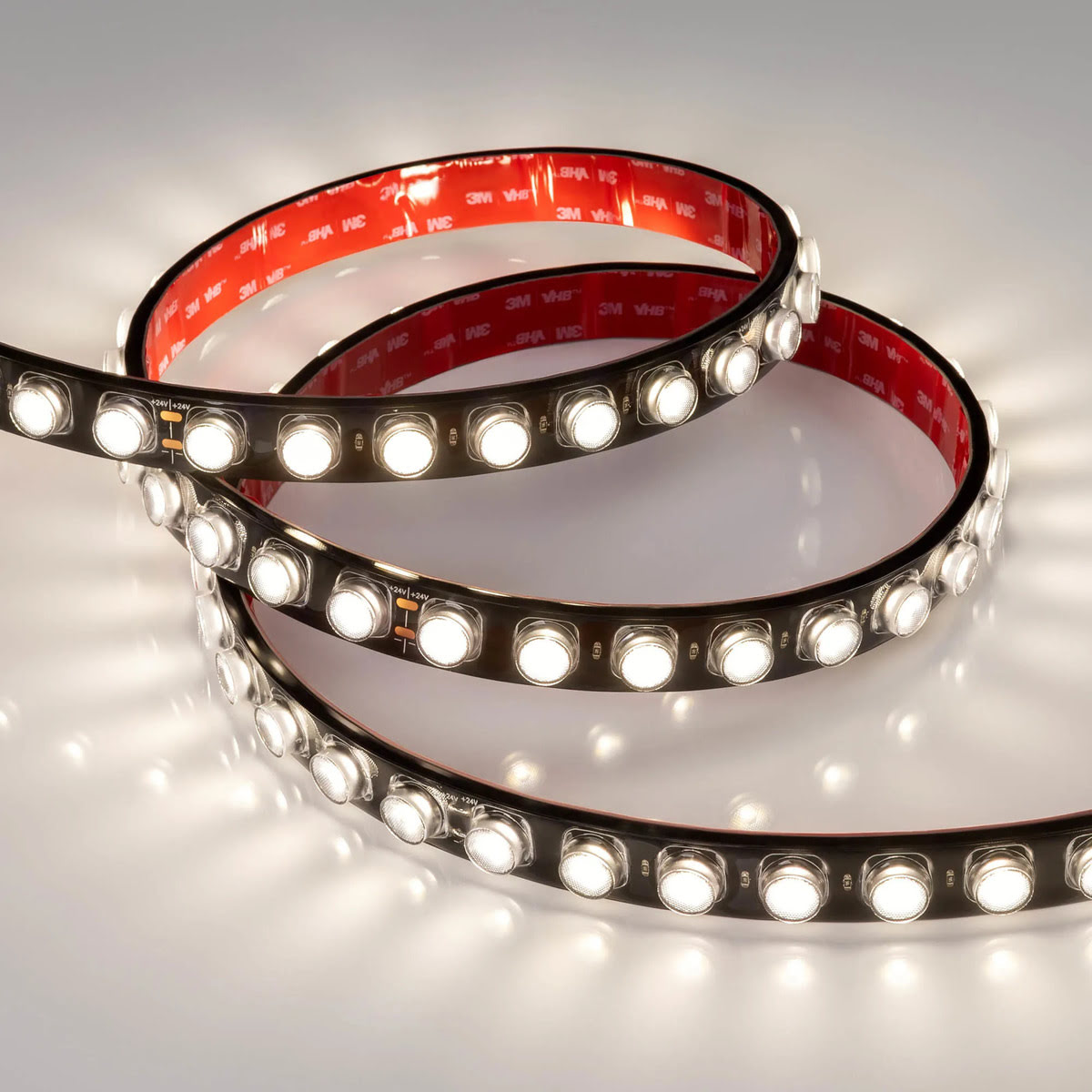 Светодиодная лента герметичная Arlight 21W/m 42LED/m 2835SMD дневной белый 5М FLT-PS-A42-BLACK-23mm 24V 037727 3