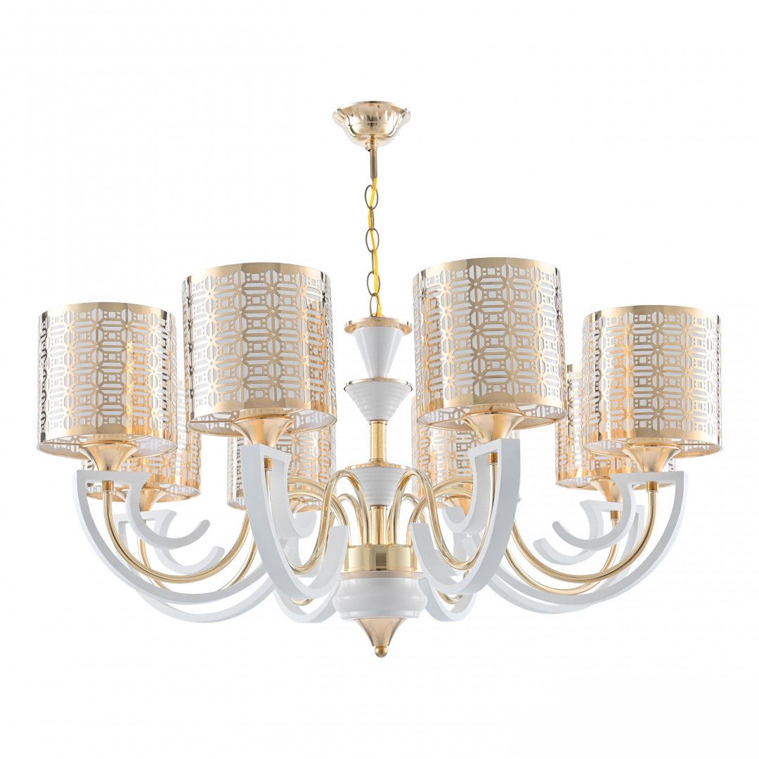Подвесная люстра Arte Milano Florentia-8857 308857/8 Wh/Gd