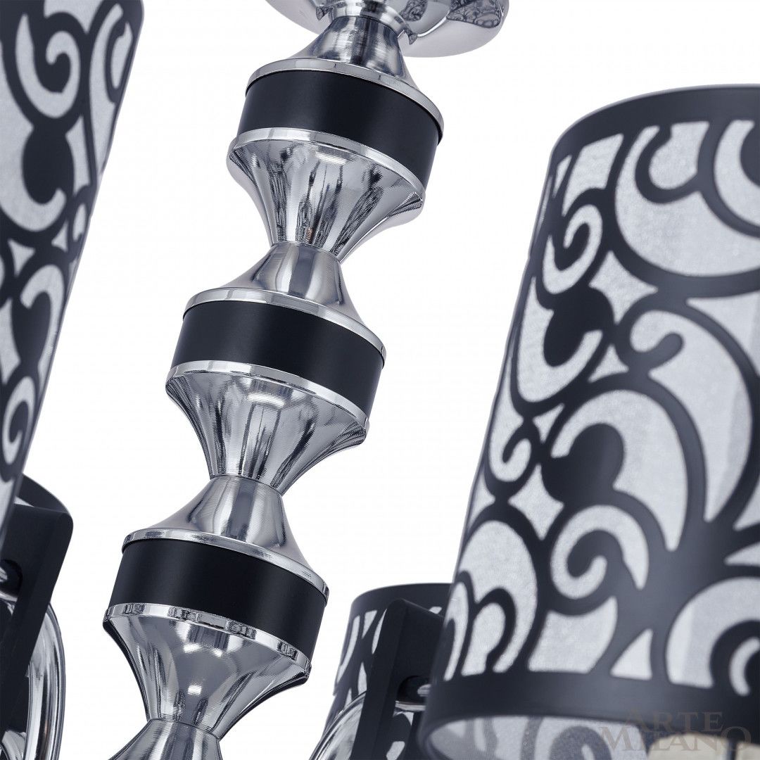 Подвесная люстра Arte Milano Florentia-4957 304957/6 Bk/Ni 5