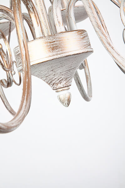 Подвесная люстра Eurosvet 22404/8 белый с золотом изображение 4 Подвесная люстра Eurosvet 22404/8 белый с золотом Фото № 4