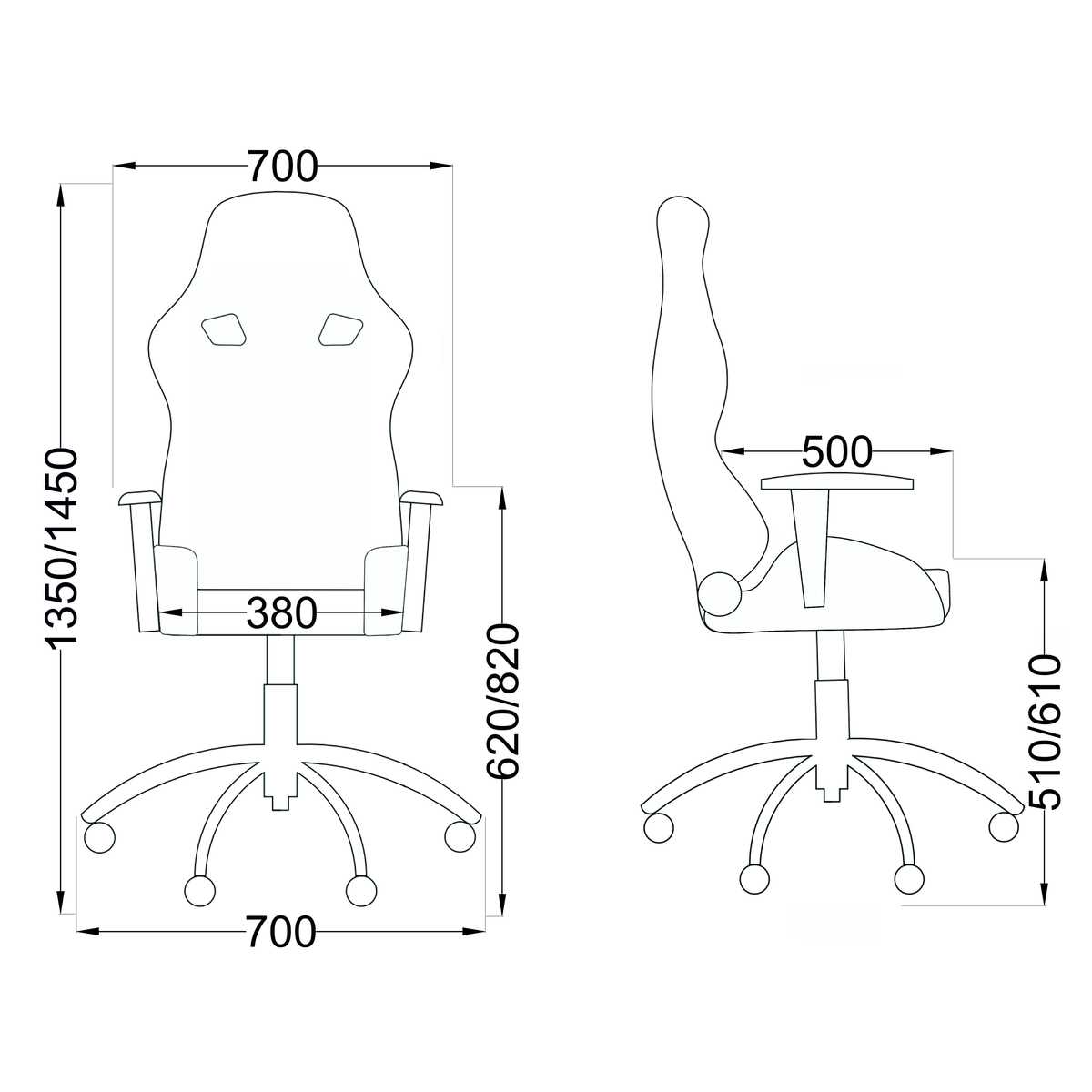 Игровое кресло AksHome Viking голубой, экокожа 73350 1