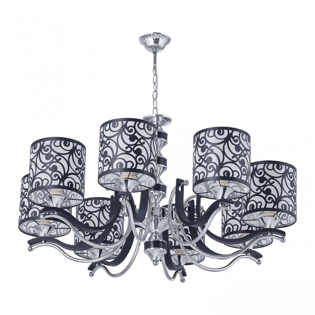 Подвесная люстра Arte Milano Florentia-4957 304957/8 Bk/Ni 4