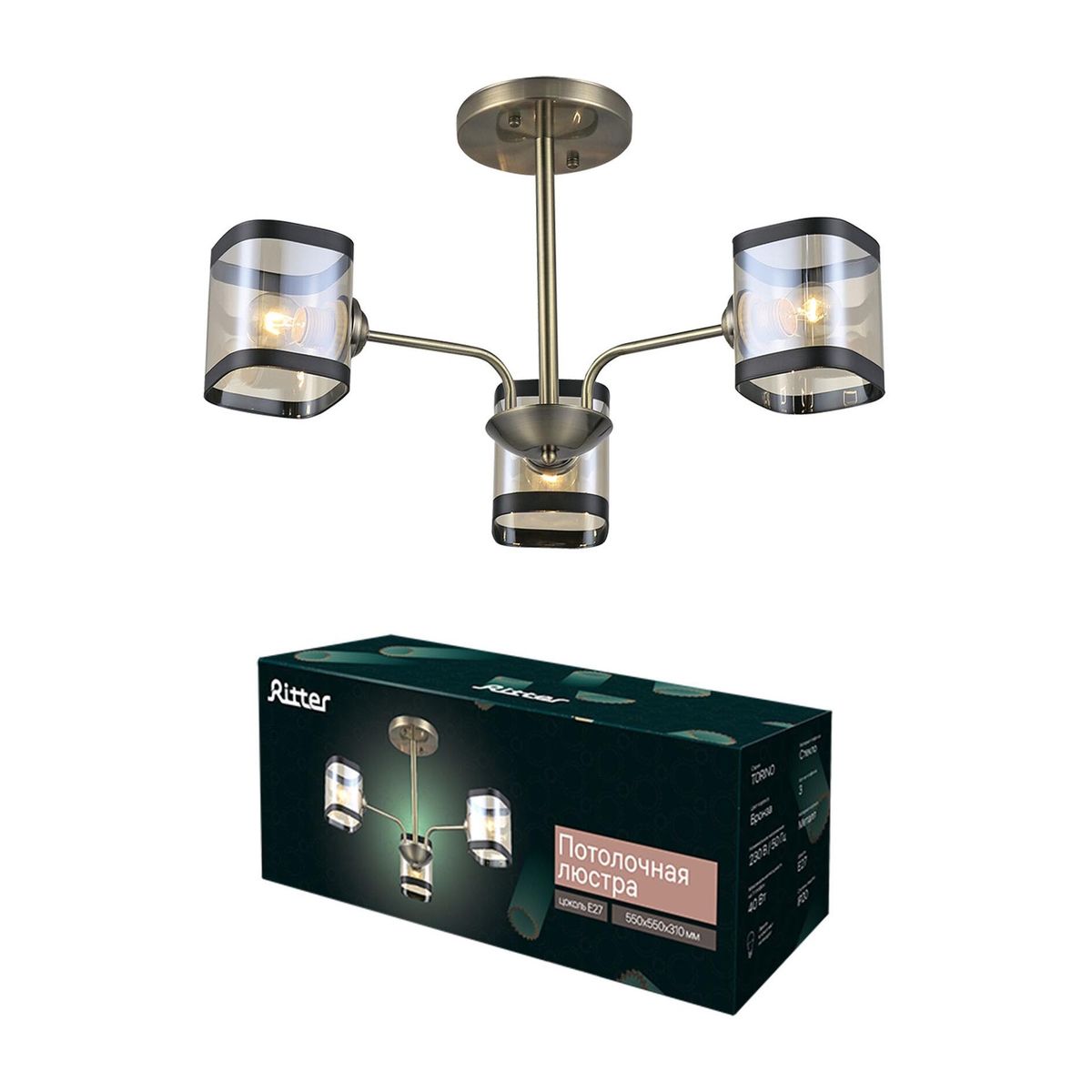 Потолочная люстра Ritter Torino 52551 6 1