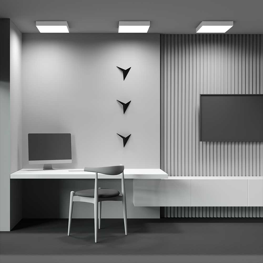 Потолочный светодиодный светильник Maytoni Zon C032CL-45W4K-SQ-W 3