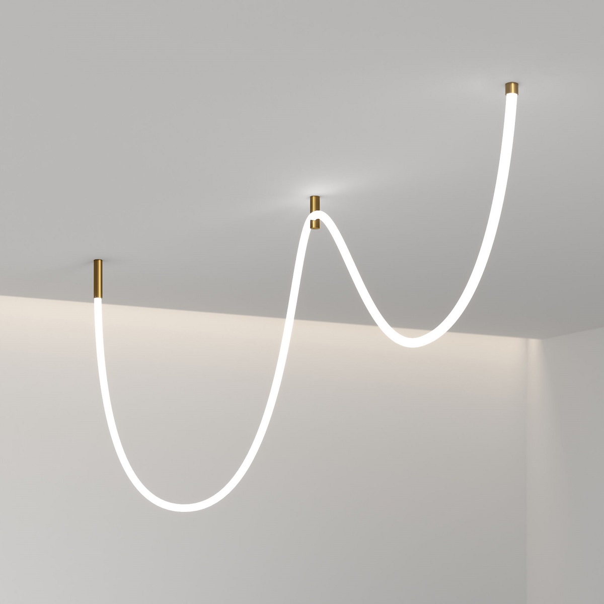 Крепления подвесные для гибкого неона Elektrostandard Full Light FL 2880 латунь a063430 4