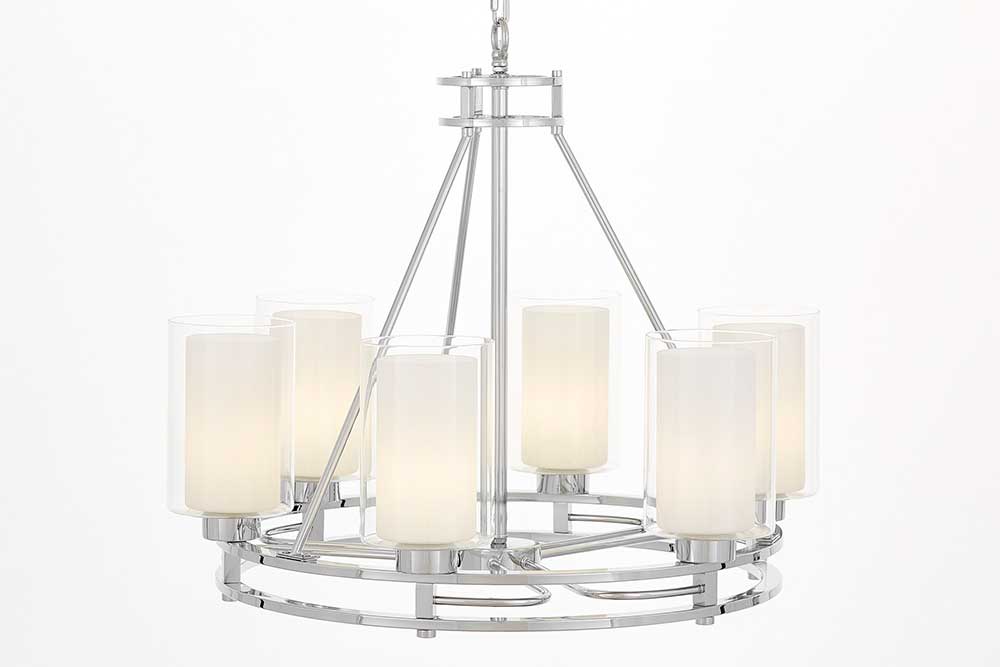 Подвесная люстра Lumina Deco Marietta LDP 8025-6 CHR+WT 2