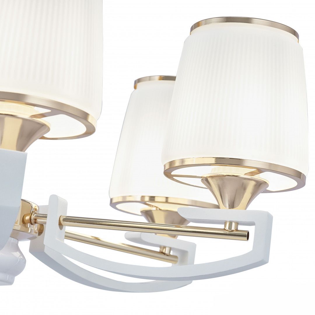 Подвесная люстра Arte Milano Florentia-2457 302457/8 Wh/Gd 2