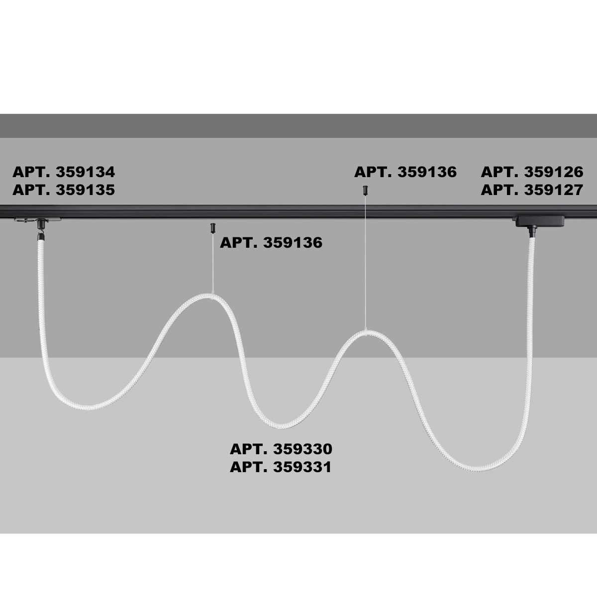 Подвесной светодиодный светильник Novotech Ramo Konst 359330 3