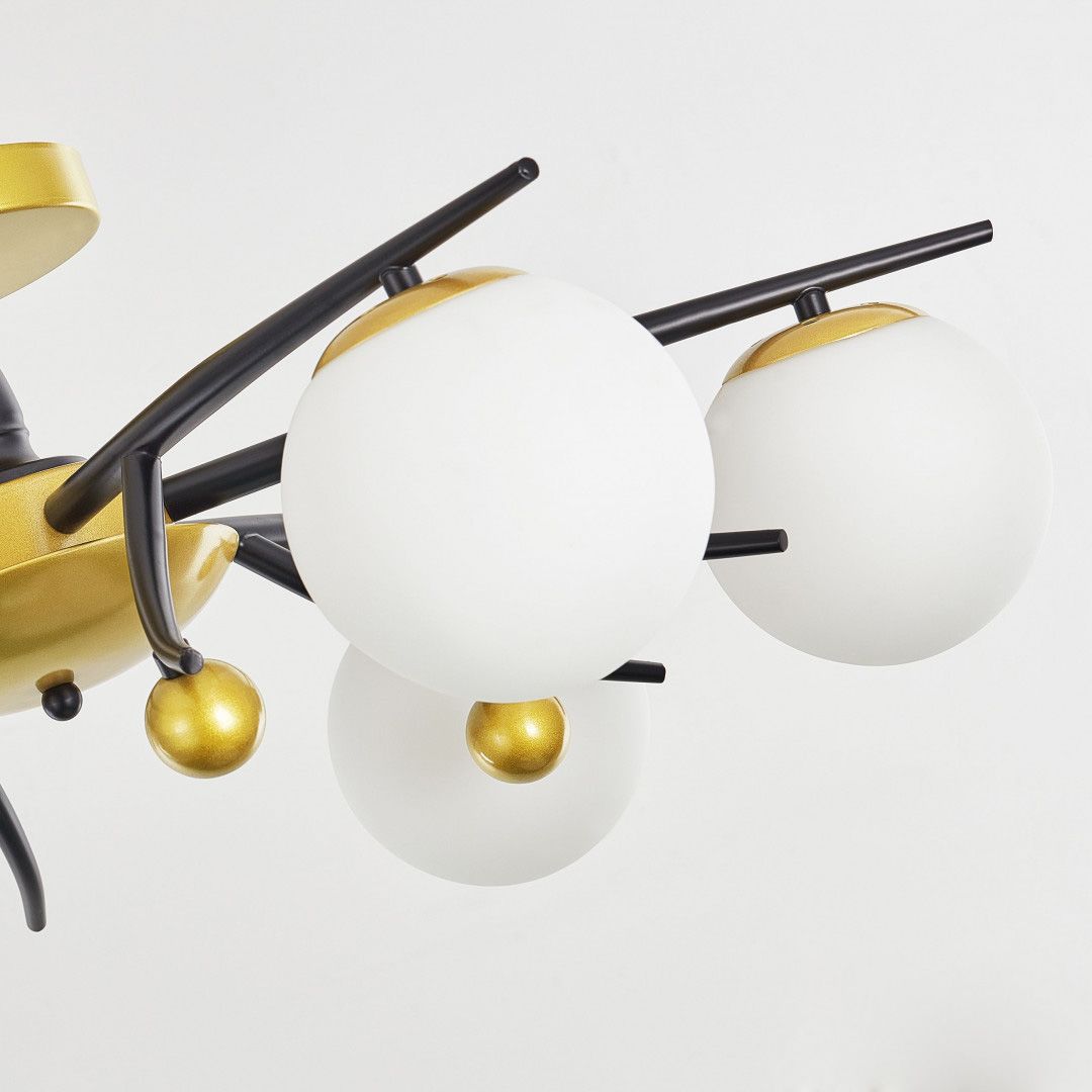 Потолочная люстра Arte Milano Neapolis73408 273408/3 BK/GD 3