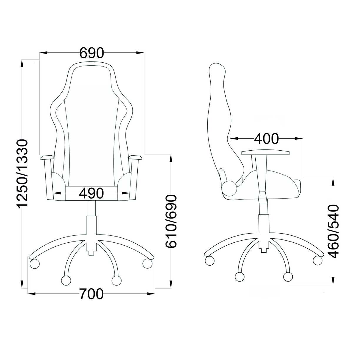Игровое кресло AksHome Titan серый, ретро-велюр 83801 1