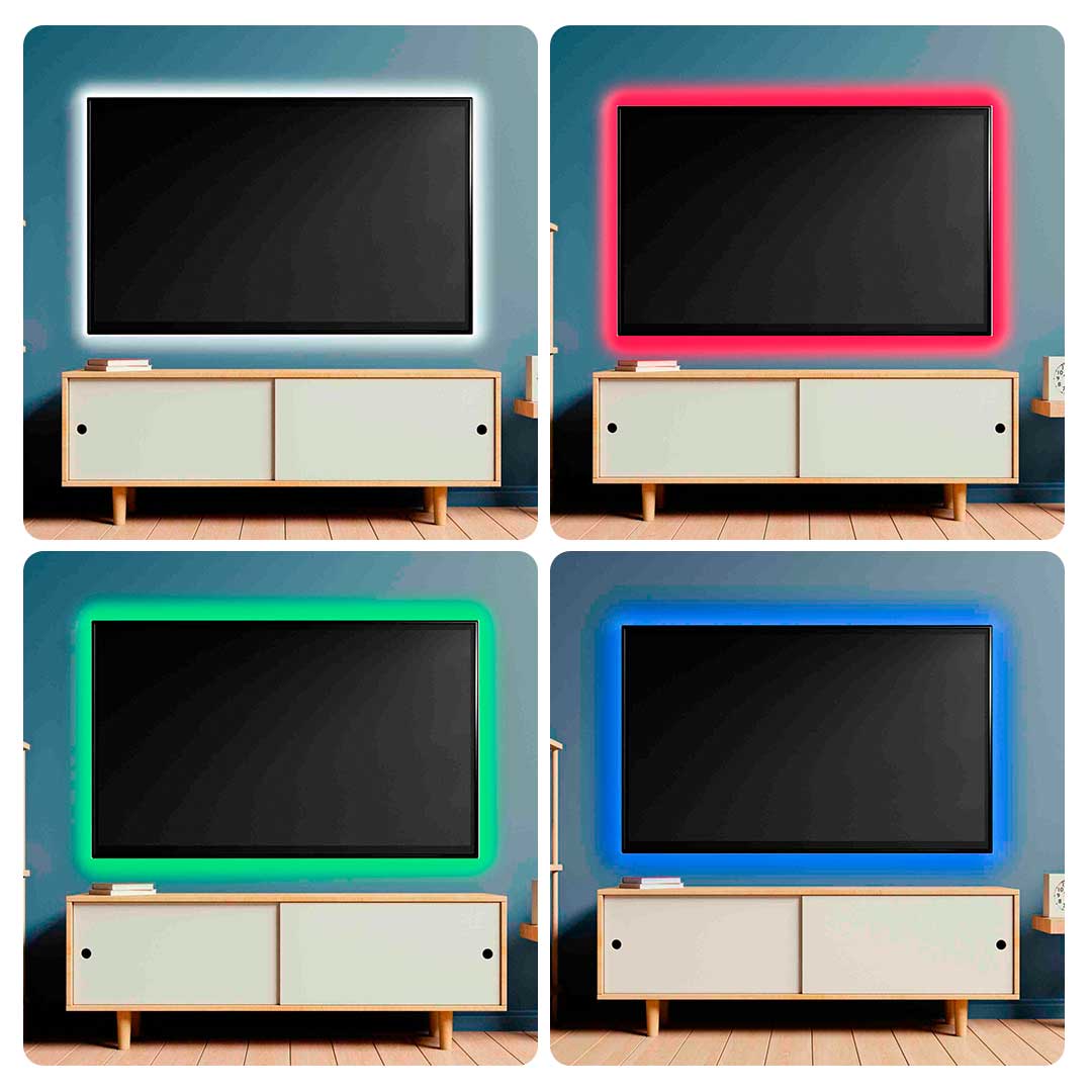 Светодиодная лента Apeyron 7,2W/m 30LED/m 5050SMD разноцветная 1M 10-69 2