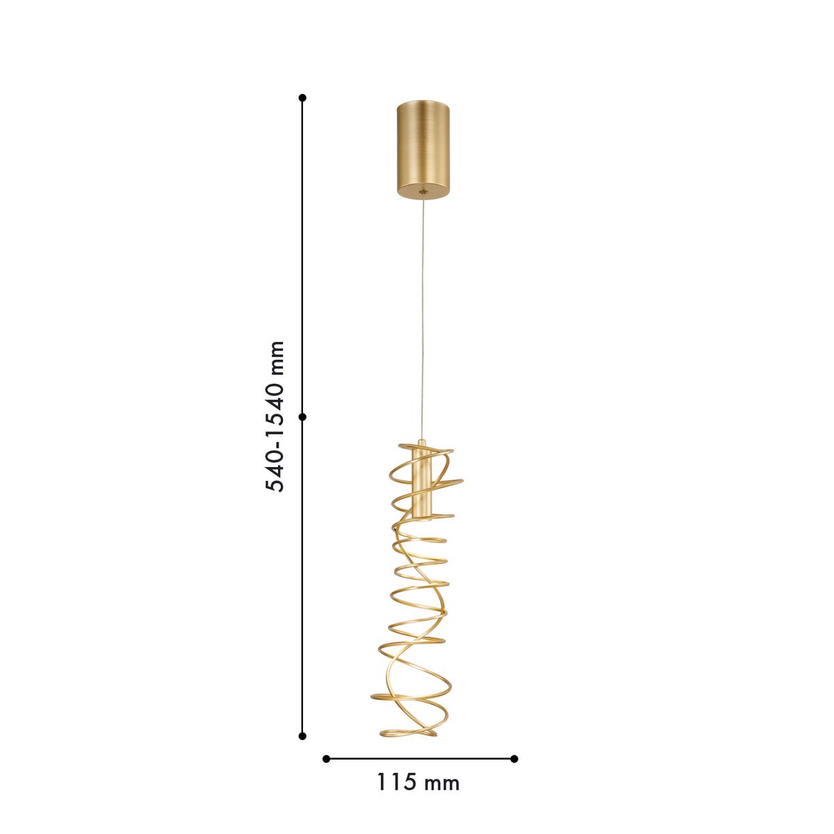 Подвесной светодиодный светильник Favourite Fontes 4554-2P 1
