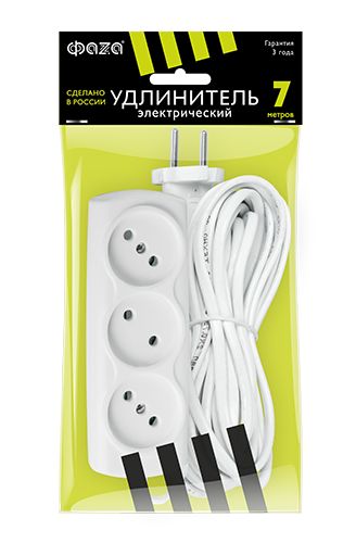 Удлинитель ФАZA 3гн 7м б/з УДП-3-700 1
