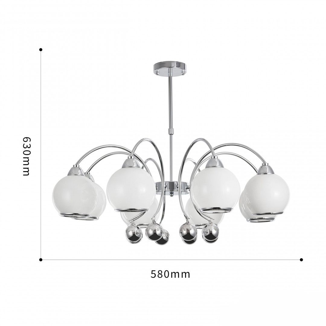 Потолочная люстра Arte Milano 276207/8 Ni 1