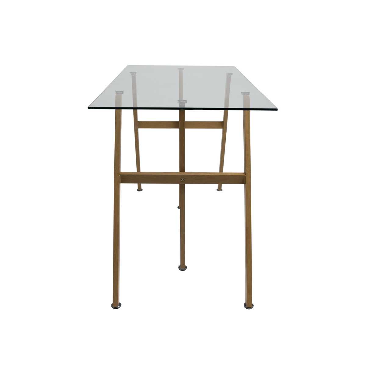 Письменный стол AksHome Nephrite прозрачный, стекло 86203 5