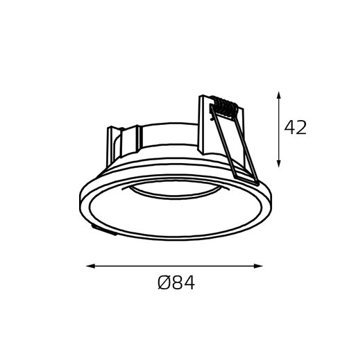 Встраиваемый светильник Italline IT07-7010 white изображение 2 Встраиваемый светильник Italline IT07-7010 white Фото № 2