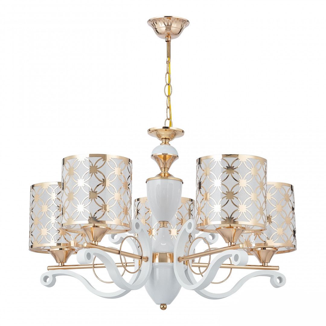 Подвесная люстра Arte Milano Florentia-3097 303097/5 Wh/Gd