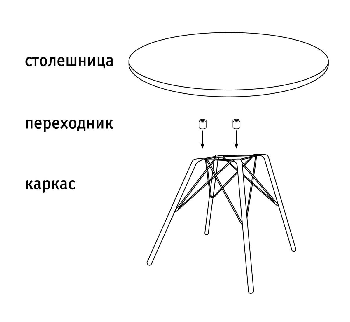 Журнальный стол Sheffilton SHT-S37/ЛДСП 60 медный металлик/дуб песочный 6793289702 1