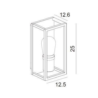 Уличный настенный светильник Lucide Carlyn 27200/01/31 изображение 2 Уличный настенный светильник Lucide Carlyn 27200/01/31 Фото № 2