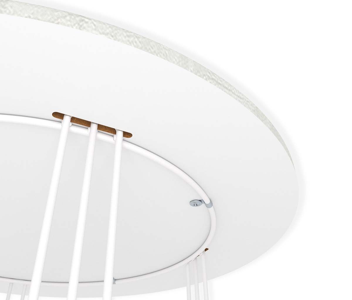 Кофейный стол Sheffilton SHT-CT32-1 белый муар/бетон лофт 6017387201 2