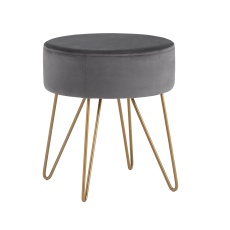 Пуф Stool Group Спейси велюр серый vd-spacy-b27