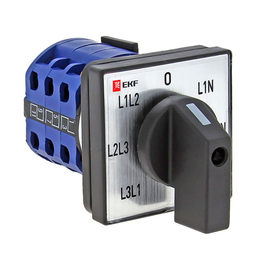 Переключатель кулачковый ПК-1-64 10А для вольтметра EKF PROxima pk-1-64-10