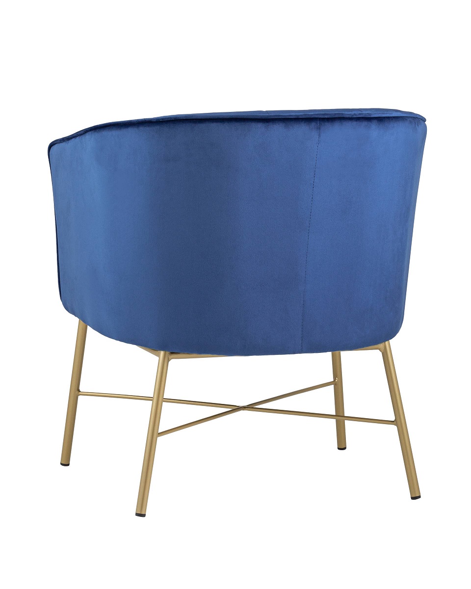 Кресло Stool Group Шале велюр синий FALETTE BLUE 4